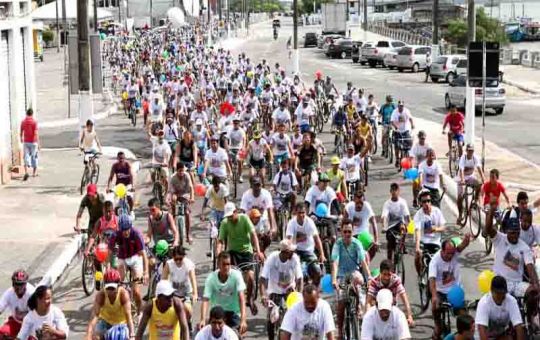 Passeio ciclístico comemora aniversário da capital - SMTT Aracaju